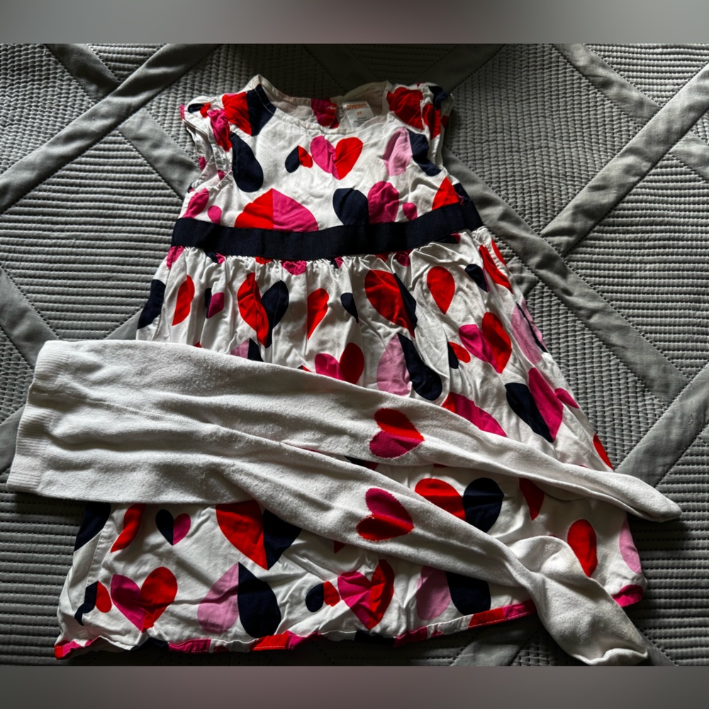 Gymboree Red and Pink Matching Skirt Set